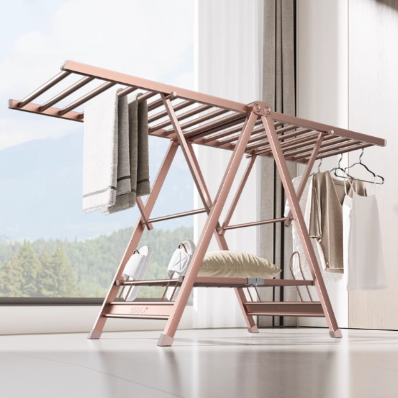 Baby Clothing Drying Rack - 사계절 접이식 옷걸이, 옷 바닥 건조대,