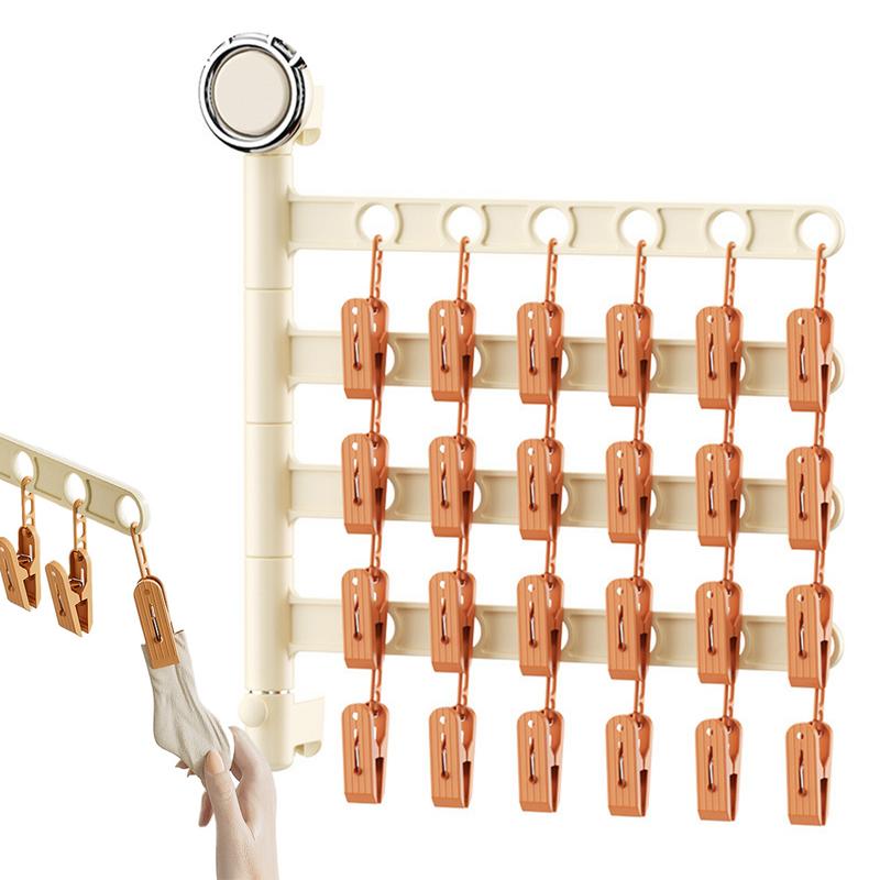Baby Clothing Drying Rack - 여행용 회전식 건조 랙 의류, 편리한