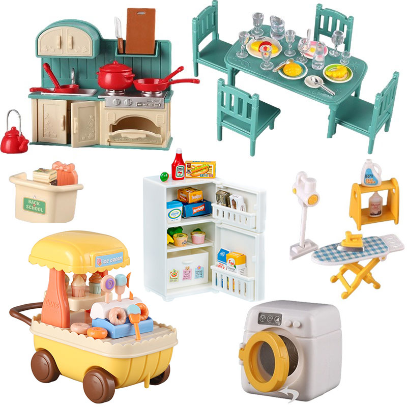 Baby Clothing Washing Machine - 인형의 집 가구 세트 인형의 집