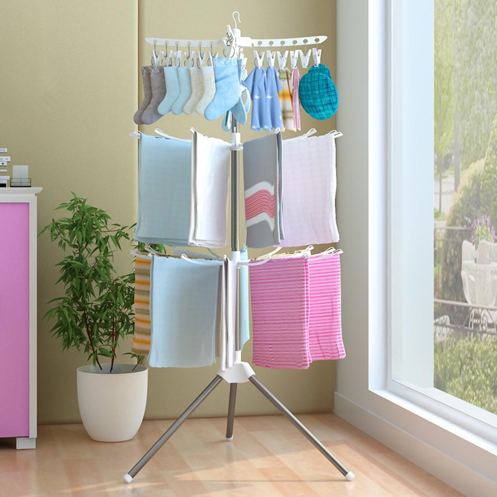 3단 접이식 건조대 스테인리스 스틸 수건걸이 독립형 아 - Baby Clothing Drying Rack 리뷰 및 가격