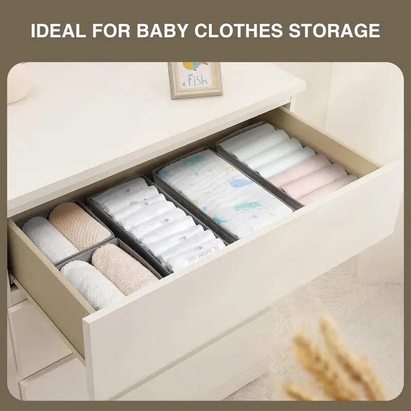 4개 접이식 서랍 정리함 속옷 양말 브라 옷 보관함 옷 - Baby Clothes Organiser 리뷰 및 가격