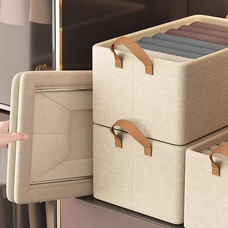 1pc 의류 보관 바구니 옥스포드 헝겊 의류 휴대용 보 - Baby Clothes Organiser 리뷰 및 가격
