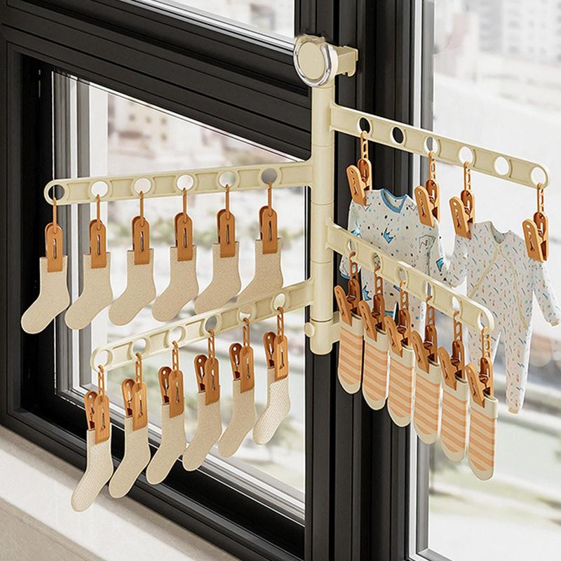 여행용 회전식 건조 랙 의류, 편리한 경량, 안정적인  - Baby Clothing Drying Rack 리뷰 및 가격