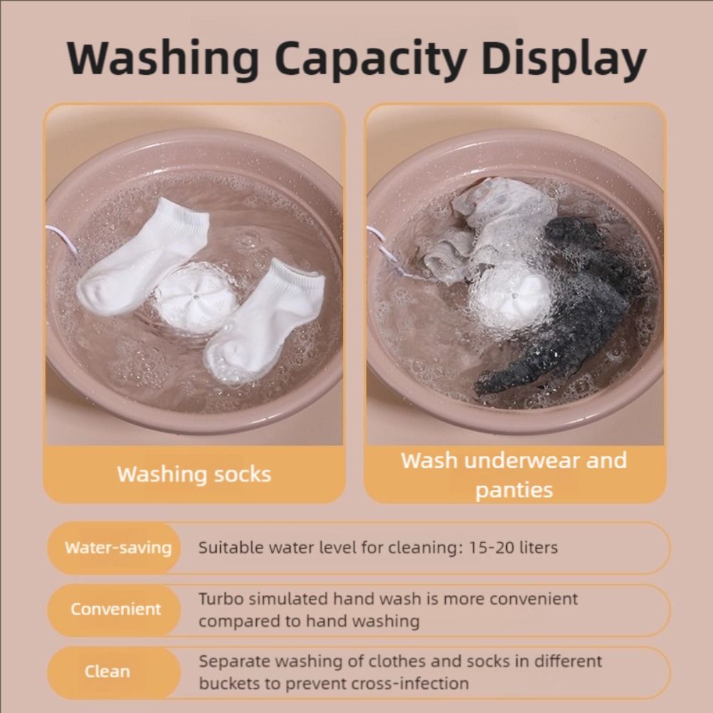 60W 미니 세탁기 휴대용 USB 터보 초음파 세탁기  - Baby Clothing Washing Machine 리뷰 및 가격