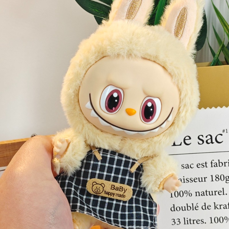 17cm Labubu 플러시 장난감 주방 강아지 아기  - Baby Clothing Model 리뷰 및 가격