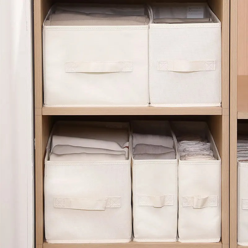 손잡이가 있는 옷 보관 바구니, 접이식 패브릭 서랍 정 - Baby Clothes Organiser 리뷰 및 가격
