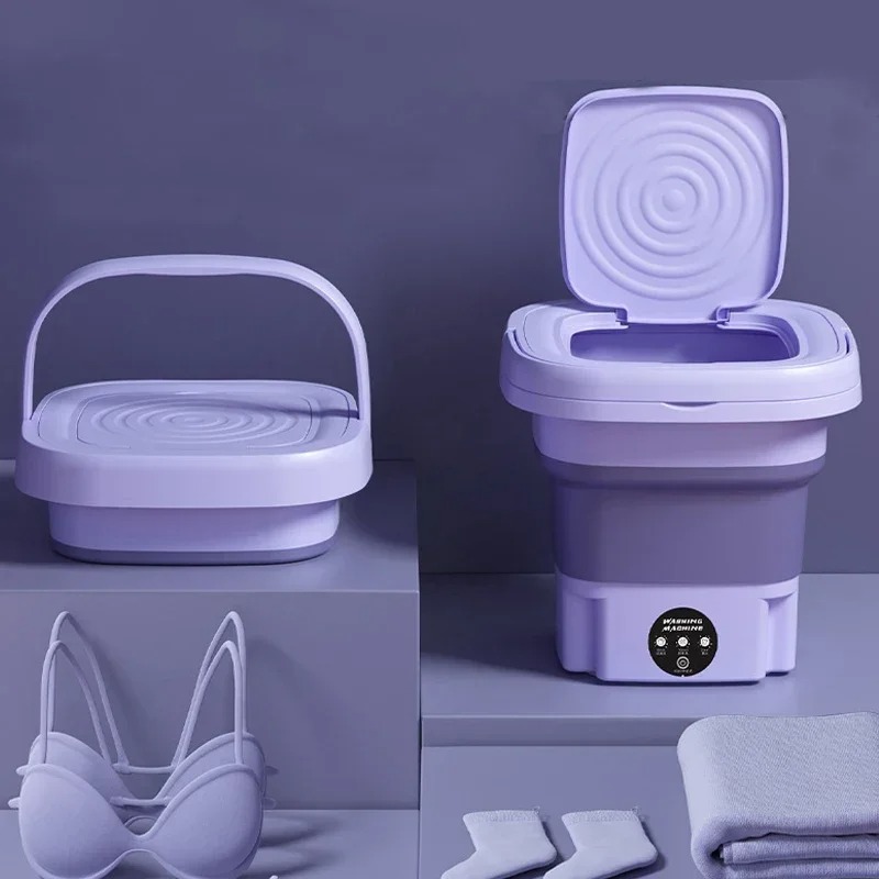 휴대용 접이식 미니 세탁기, 탈수기 포함, 블루라이트  - Baby Clothing Washing Machine 리뷰 및 가격