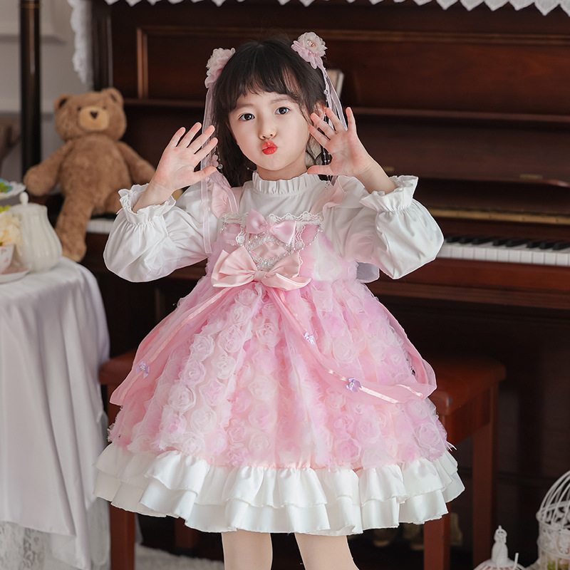 봄 아동복 여아 고품질 퍼프 소매 공주 드레스 아기 유 - Baby Clothing High Quality 리뷰 및 가격