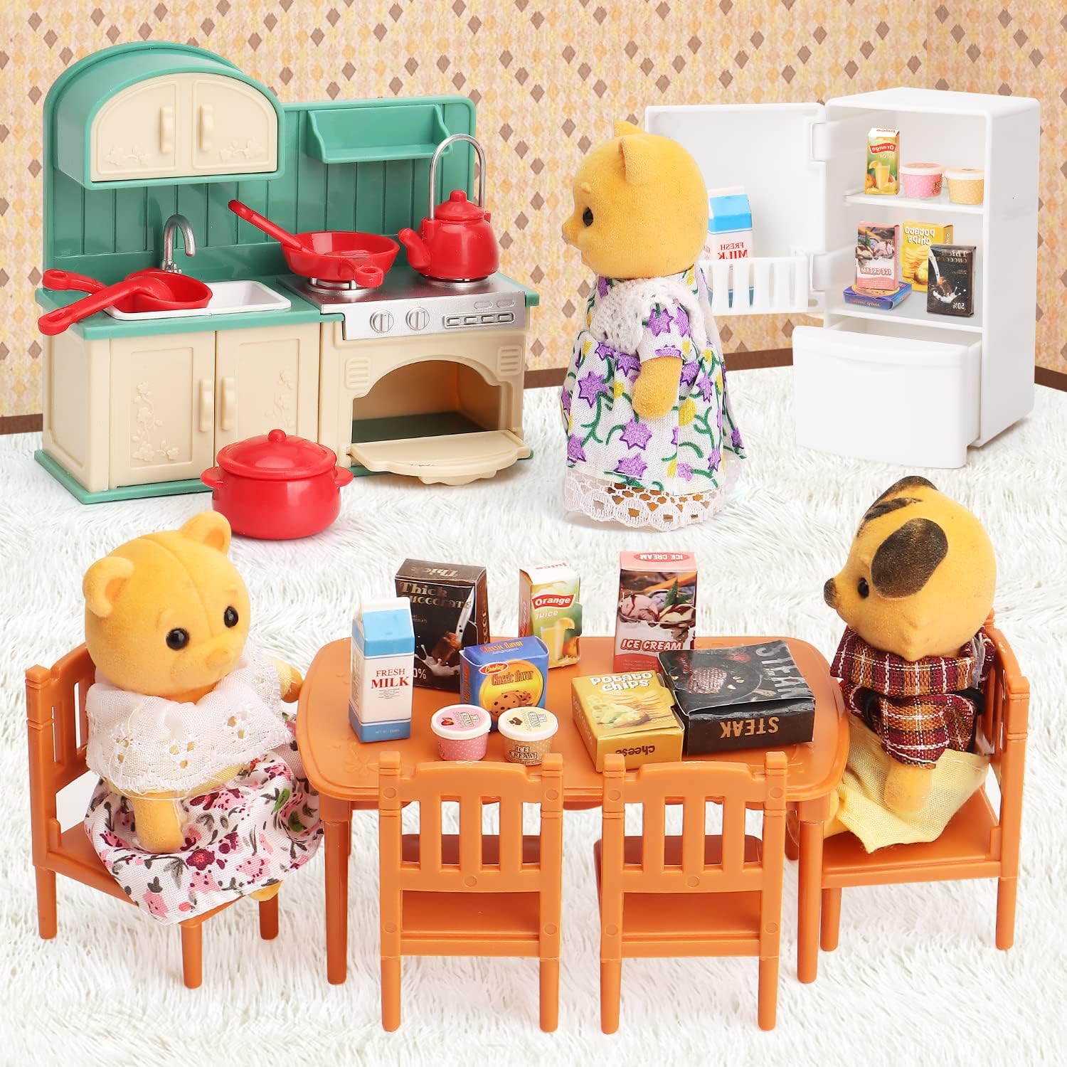 인형의 집 가구 세트 인형의 집 욕실/주방/냉장고/세탁 - Baby Clothing Washing Machine 리뷰 및 가격