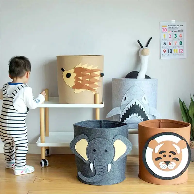 1/2/PCS 아기 수납 바구니 판다 공룡 만화 펠트  - Baby Clothing Ideas 리뷰 및 가격