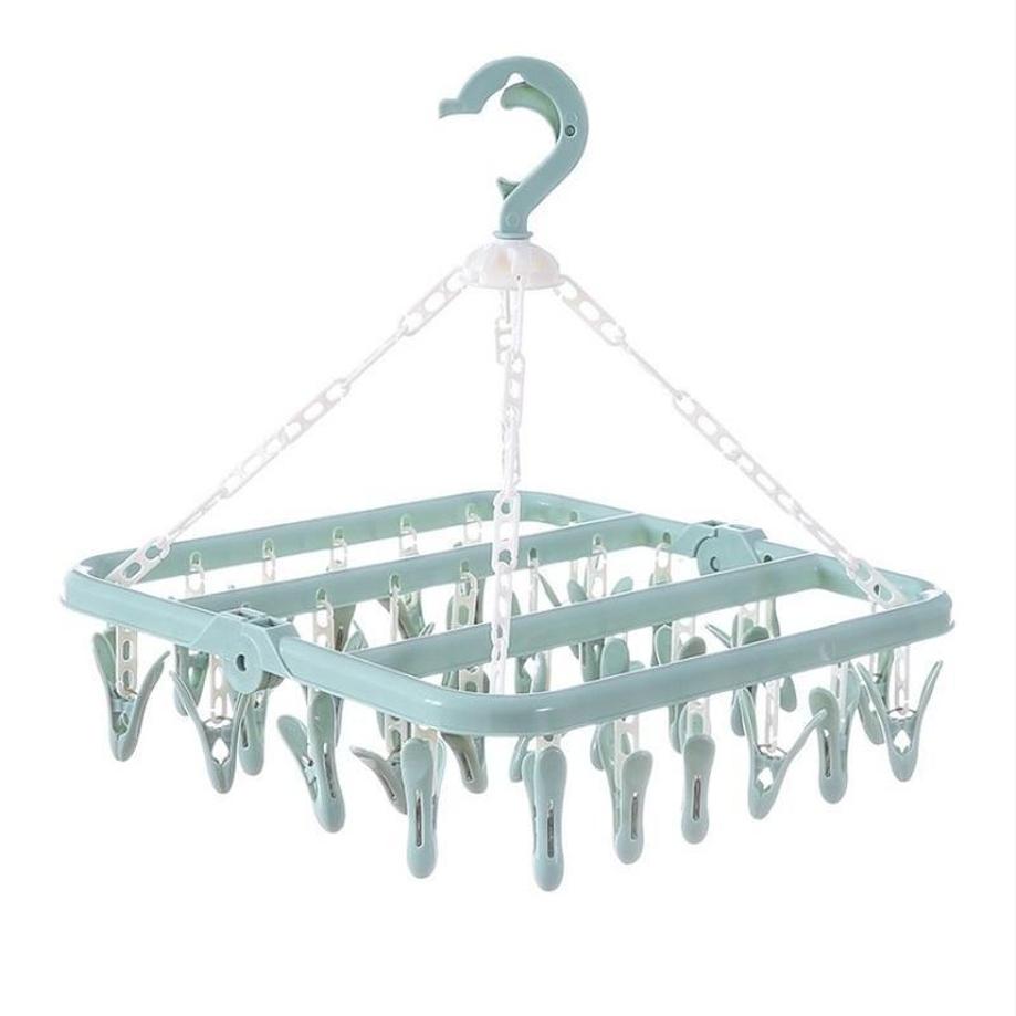 1 개의 PC 32 클립 접이는 옷 걸이 건조기 방풍  - Baby Clothing Drying Rack 리뷰 및 가격