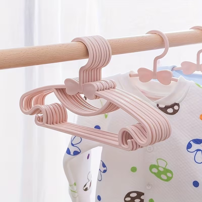 10-100PCS 어린이 플라스틱 옷걸이 휴대용 방풍  - Baby Clothing Drying Rack 리뷰 및 가격