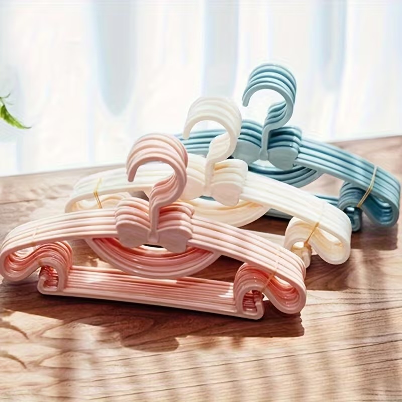 10-100PCS 어린이 플라스틱 옷걸이 휴대용 방풍  - Baby Clothing Drying Rack 리뷰 및 가격