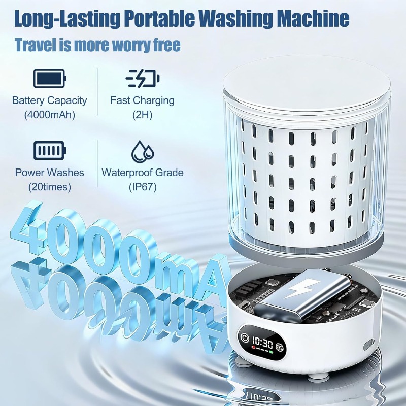 3L 미니 세탁기, 3 in 1 휴대용 세탁 및 탈수  - Baby Clothing Washing Machine 리뷰 및 가격