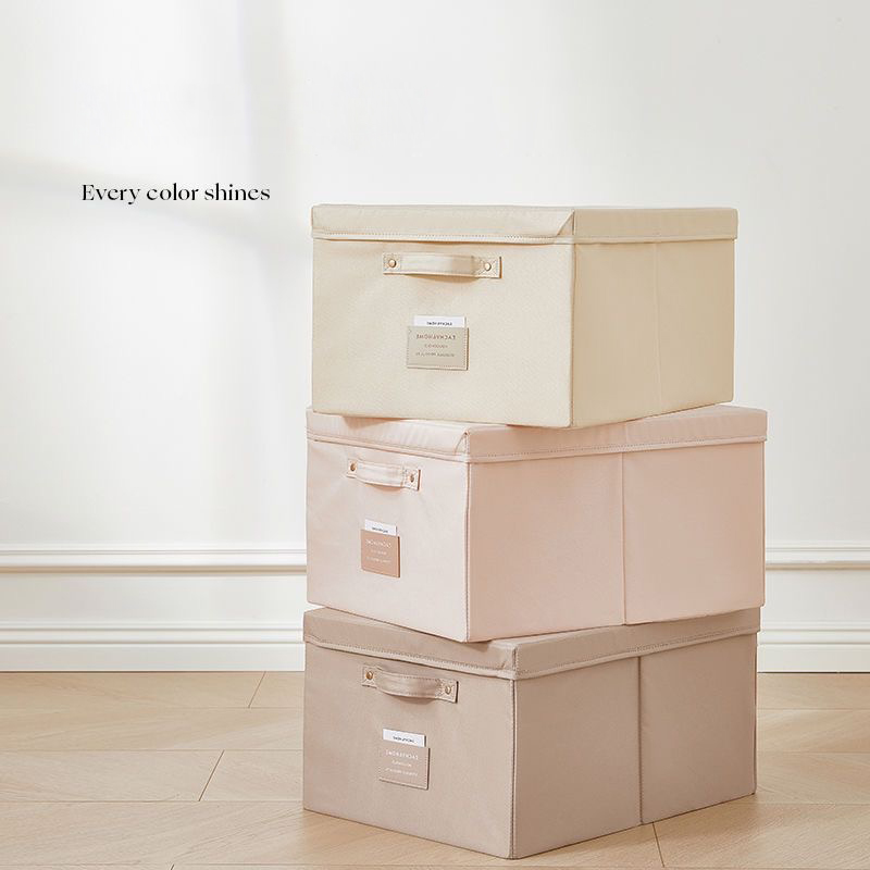 옷을위한 뚜껑 주최자가있는 패브릭 접이식 보관 상자 대 - Baby Clothes Organiser 리뷰 및 가격