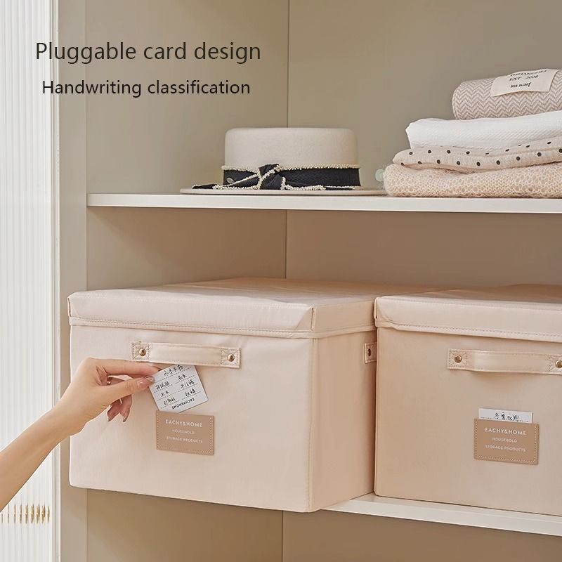 옷을위한 뚜껑 주최자가있는 패브릭 접이식 보관 상자 대 - Baby Clothes Organiser 리뷰 및 가격