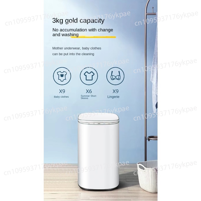 3Kg 완전 자동 미니 상부 로딩 세탁기 단일 통 아기 - Baby Clothing Washing Machine 리뷰 및 가격