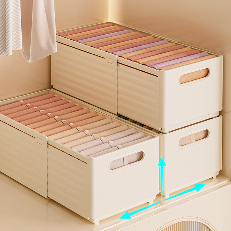 조정 가능한 옷 보관 상자 옷장 주최자 분류 된 의류  - Baby Clothes Organiser 리뷰 및 가격