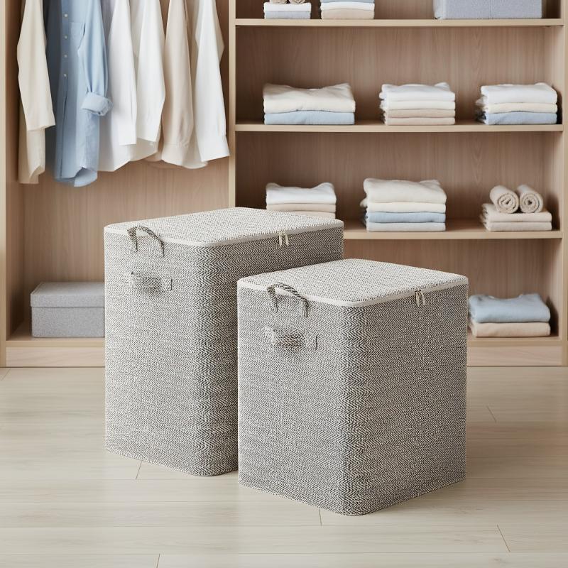 220L 대형 옷 보관함(뚜껑 포함) 대형 세탁 바구니 - Baby Clothes Organiser 리뷰 및 가격