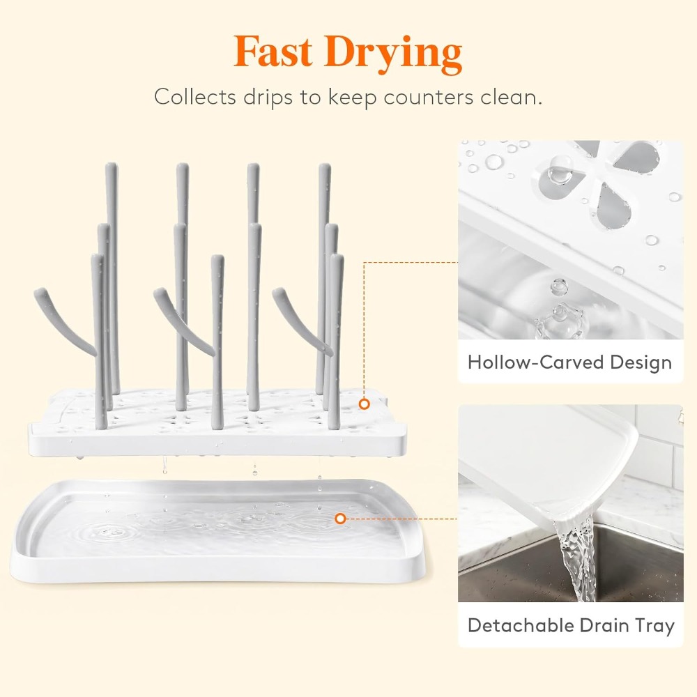 아기 젖병 건조대 트레이 포함 휴대용 젖병 건조 트리  - Baby Clothing Drying Rack 리뷰 및 가격