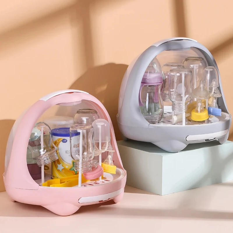 아기 수유 병 건조 랙, 먼지 방지 보관함, 커버 포함 - Baby Clothing Drying Rack 리뷰 및 가격