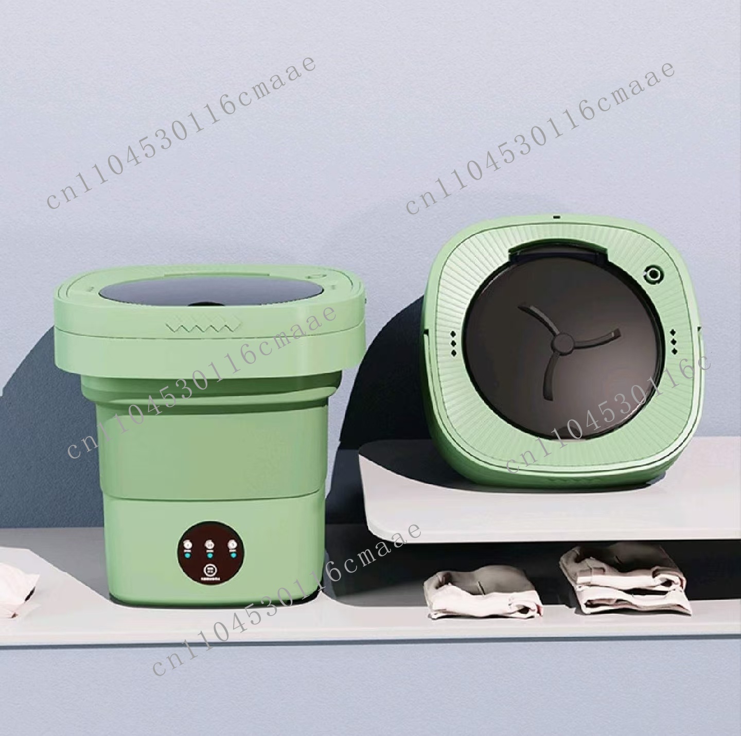6L 8L 휴대용 접이식 공간 절약형 블루 살균 아기  - Baby Clothing Washing Machine 리뷰 및 가격