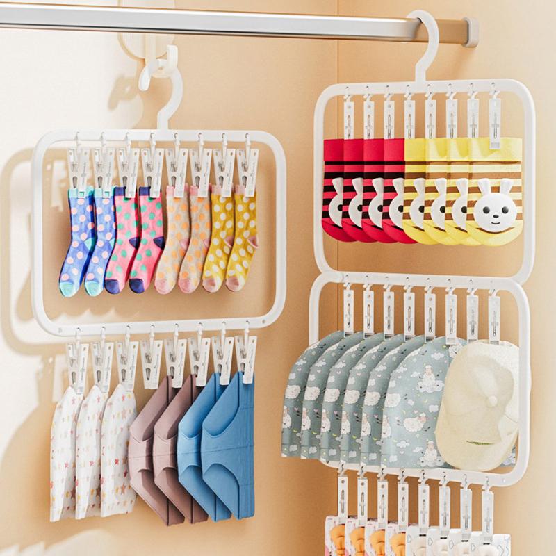 다기능 멀티클립 양말 건조대 탈부착 가능 건조대 공간  - Baby Clothing Drying Rack 리뷰 및 가격